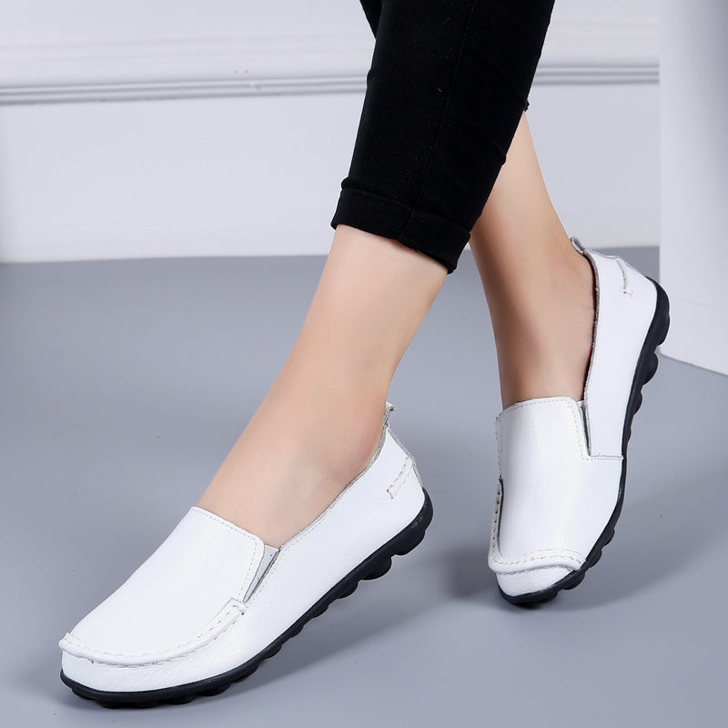 Debbie Women's Leather Loafers Shoes Slip On | Ultrasellershoes.com ...