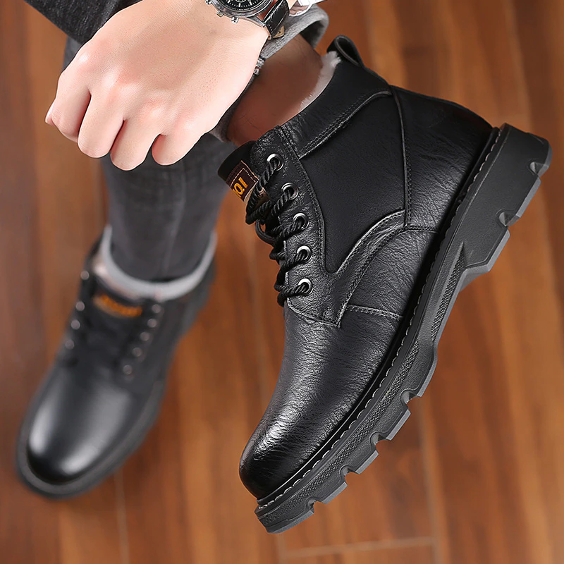 casual boots color black size 9.5 for women