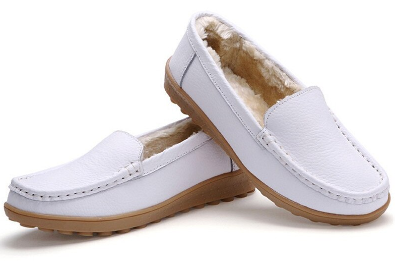 Snow Loafer Color White Size 8 for Women