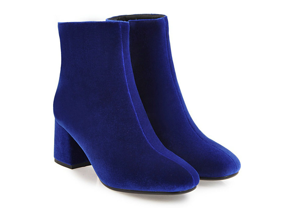 Booties Color Blue Size 5.5 for Women