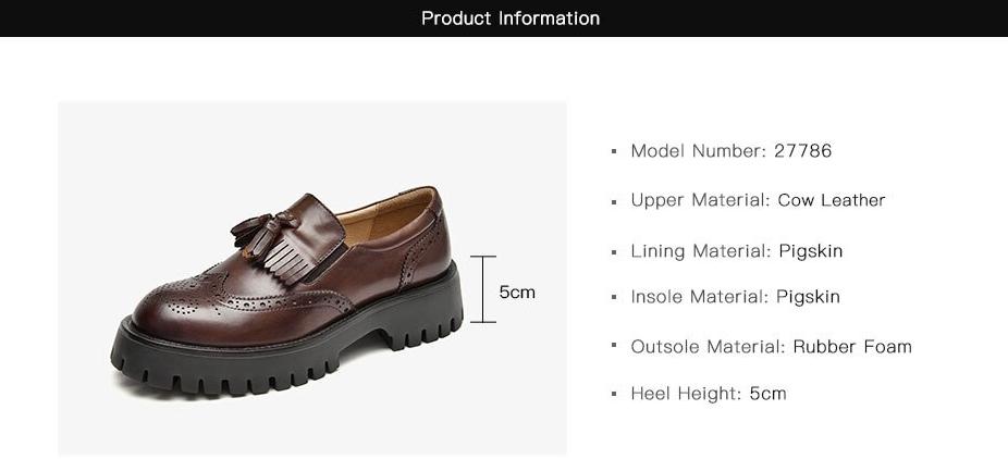 Janny Women's Leather Platform Oxford Shoes | Ultrasellershoes.com ...