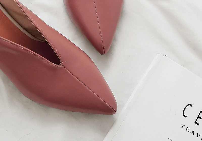 soft pumps shoes color pink size 5.5 for women