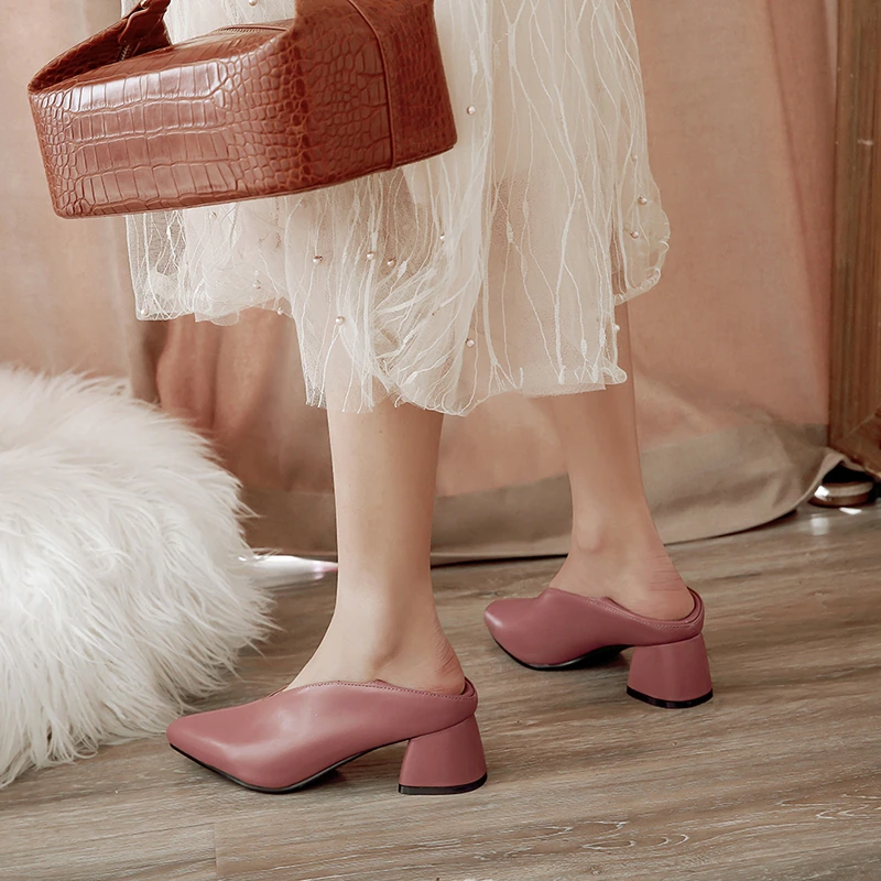 autumn pumps shoes color pink size 8.5 for women