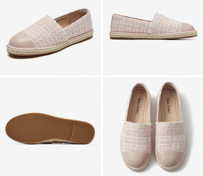 anti slip espadrille color beige size 7.5 for women