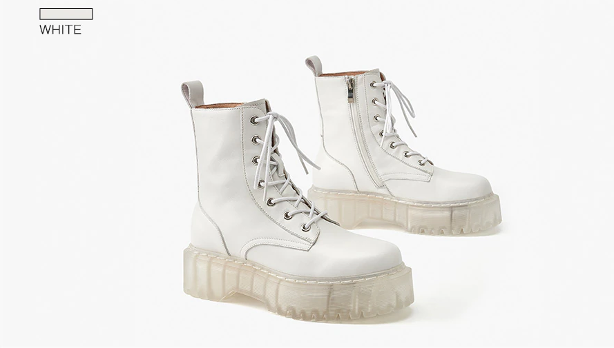 Autumn Boots Color White for Women