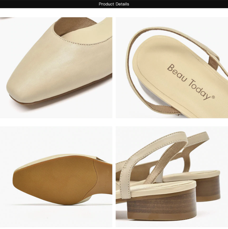 ankle strap sandal color beige size 6.5 for women