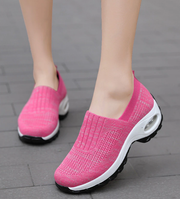 work sneakers color rose size 7 for women