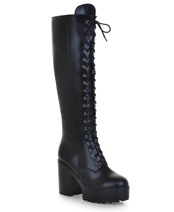 Perla Women's Lace-up Platform Boots | Ultrasellershoes.com – USS® Shoes
