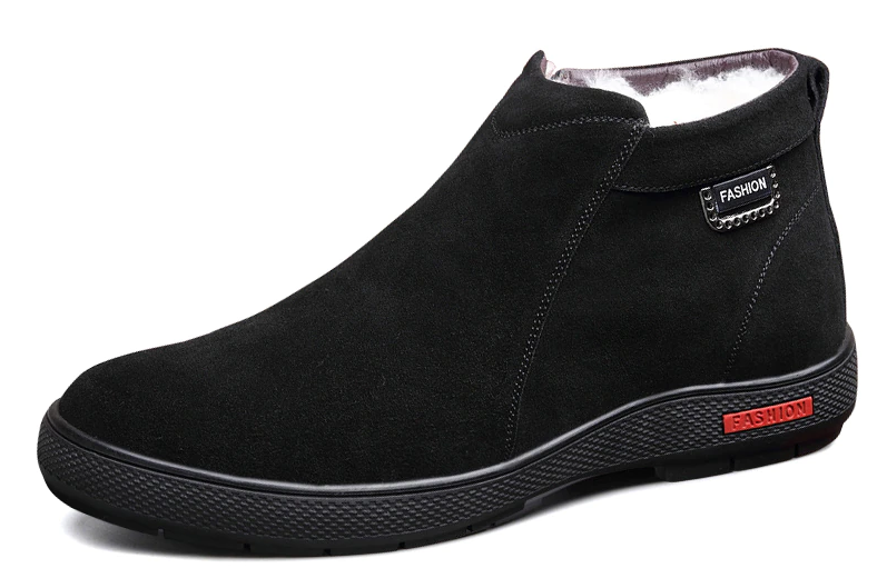 winter boots color black size 5.5 for men