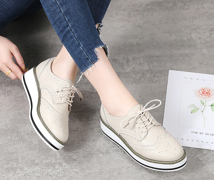 Mau Women's Oxford Leather Shoes | Ultrasellershoes.com – USS® Shoes