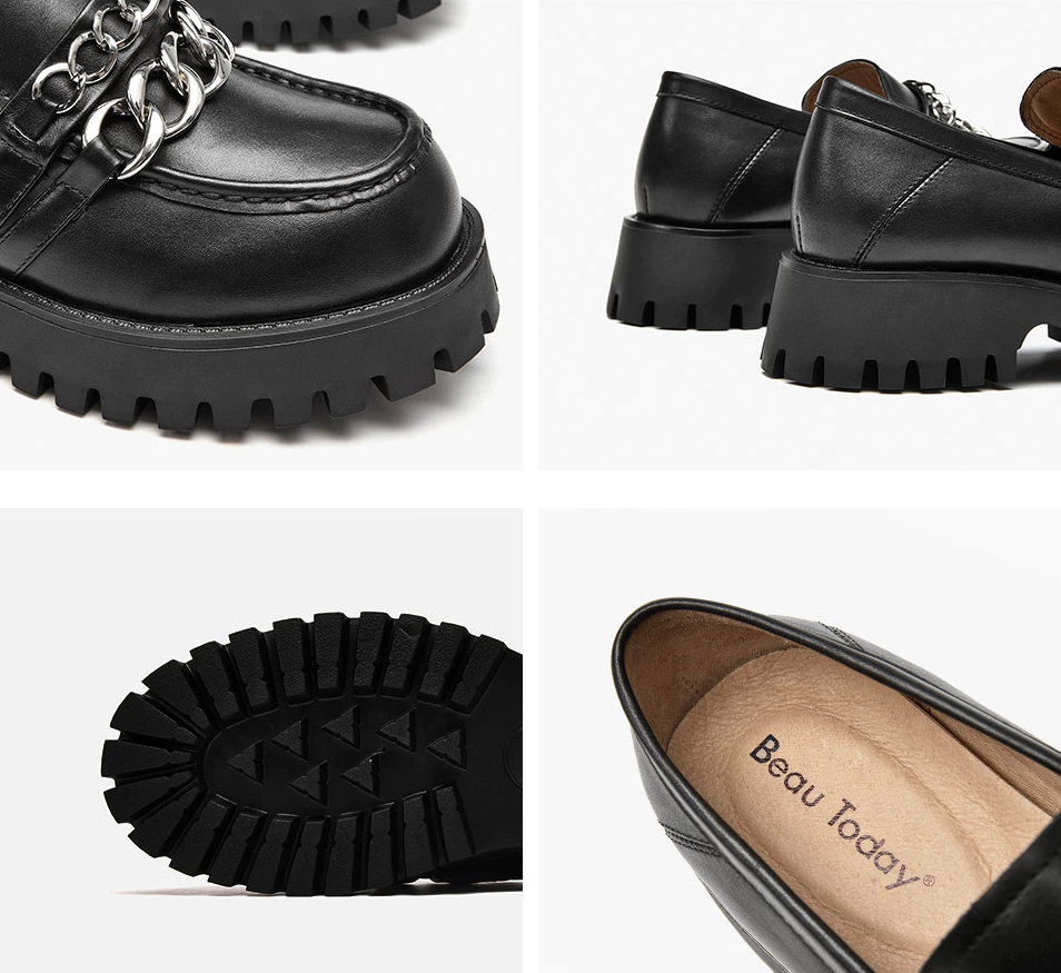 Platform Shoes Color Black Size 7 for Women
