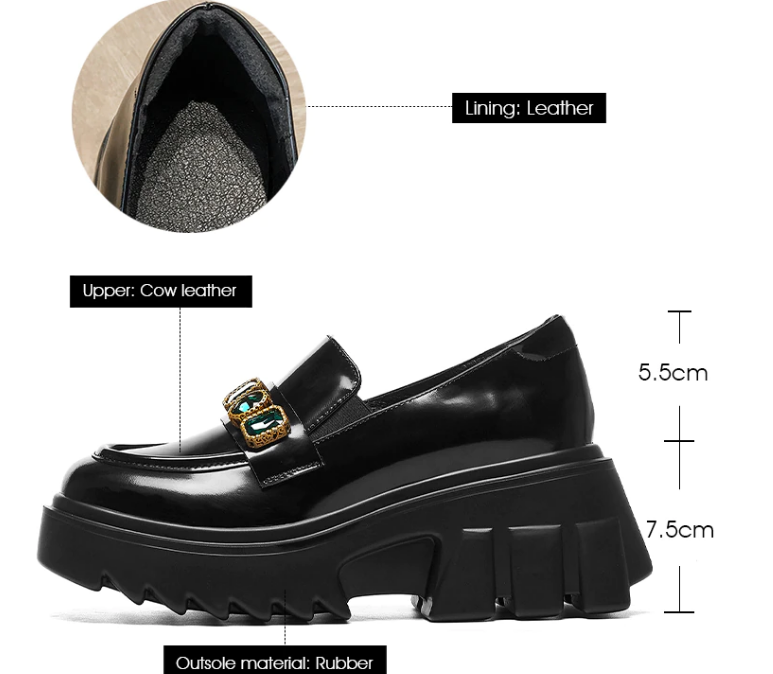 Mercuri Women's Platform Black Shoes | Ultrasellershoes.com – Ultra ...