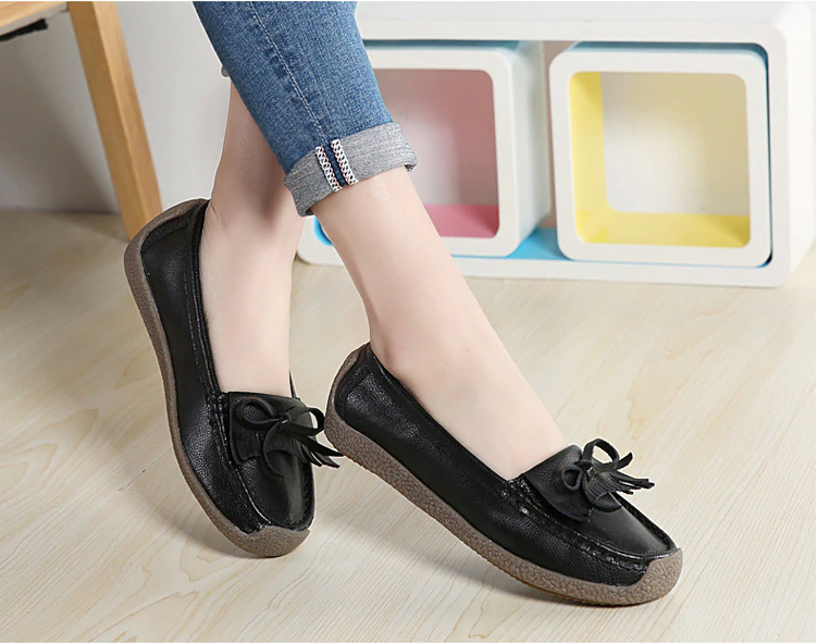 tassel loafer shoes color black size 8 for women