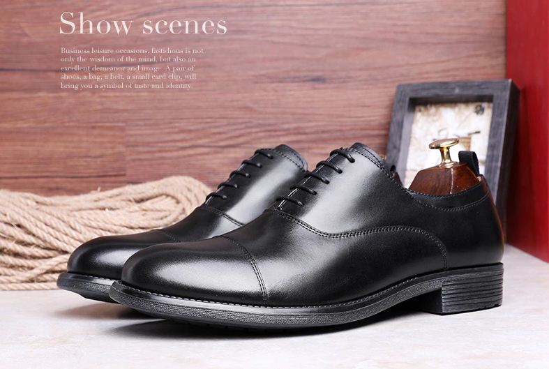 Milan Men's Leather Oxford Shoes | Ultrasellershoes.com – Ultra Seller ...