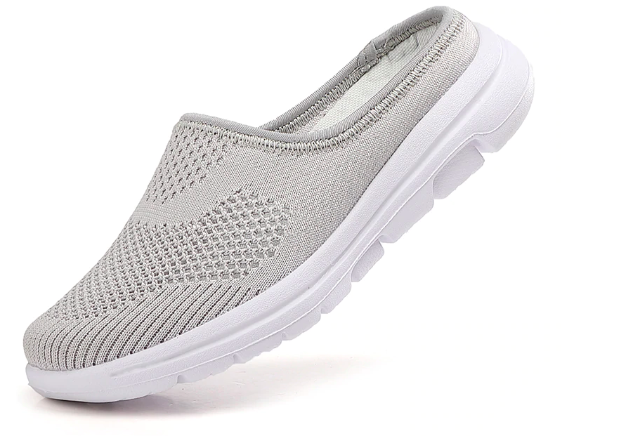 Breathable Clogs Color Gray Size 5 for Women