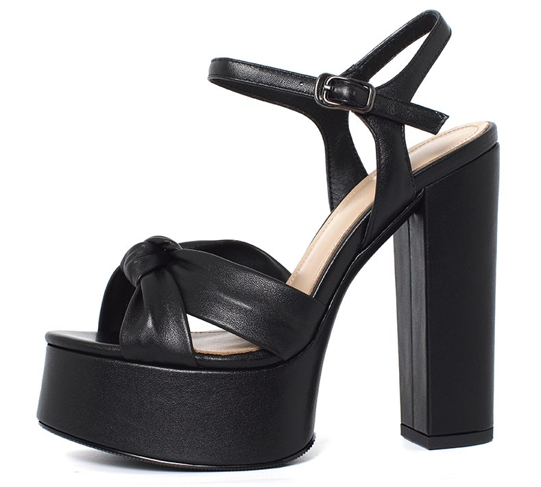 dress sandals color black size 5.5 for women