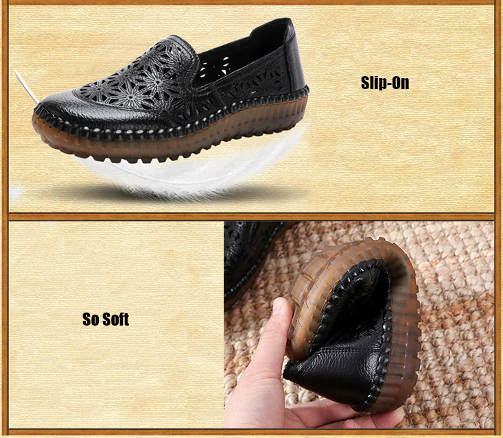 breathable loafer shoes color black size 9 for women