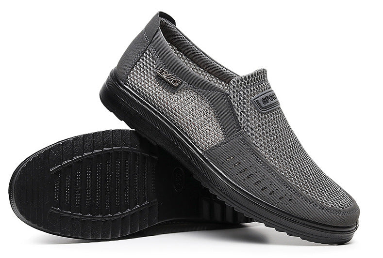 slip on shoes color gray size 5.5 for men