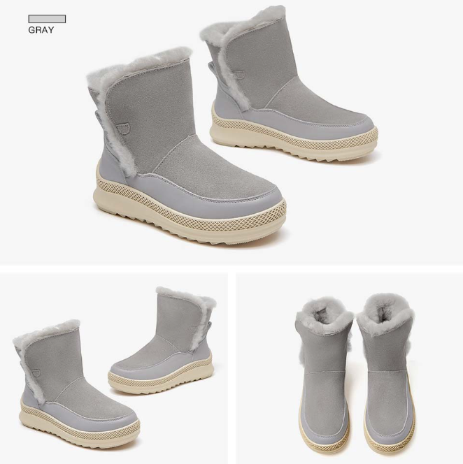 comfortable boots color gray sise 7 for women