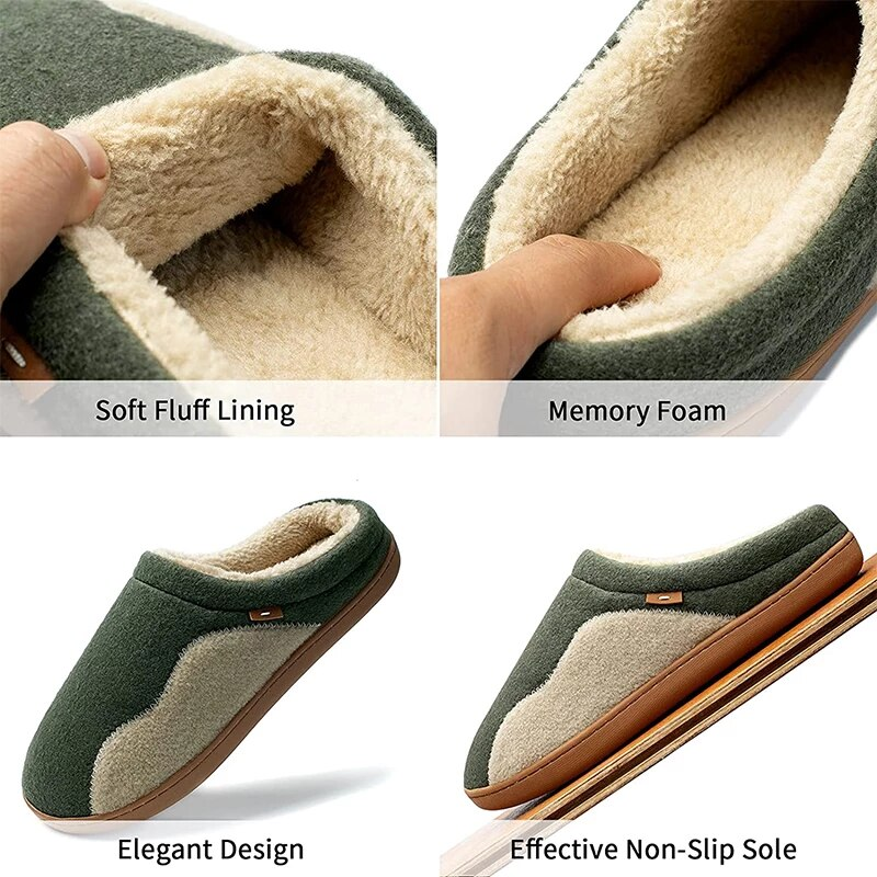anti slip slipper color green size 8 for men