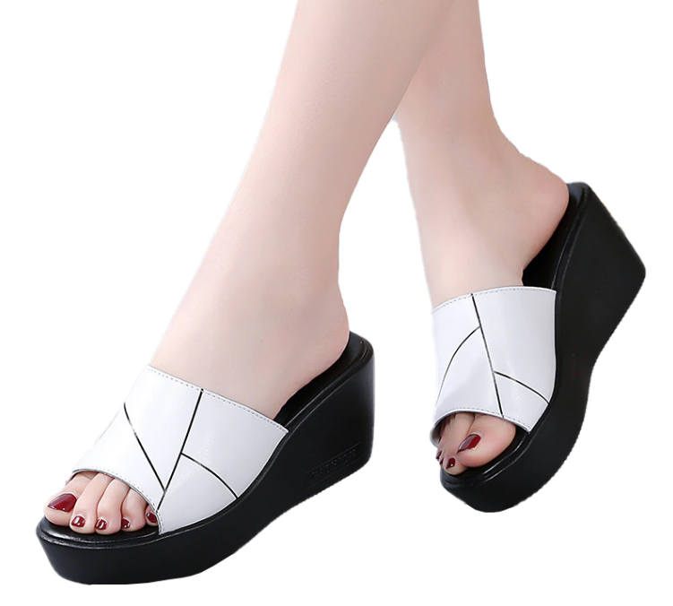 Rubber Sandal Color White Size 5 for Women