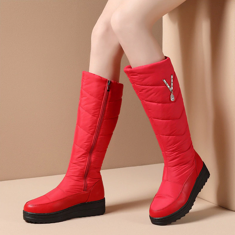 Rikki Women's Snow Boot Knee High red ultra seller shoes