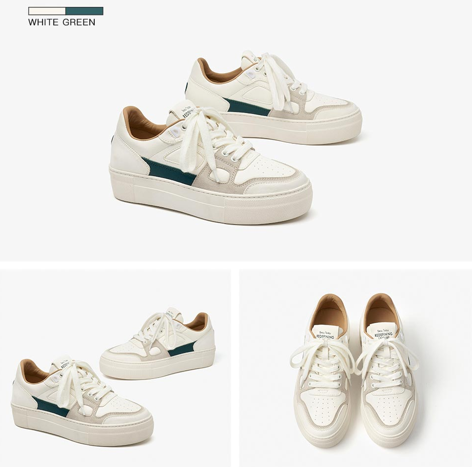 platform sneaker color white size 6 for women