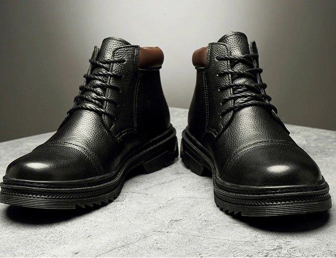 Autumn Boots Color Black Size 9 for Women