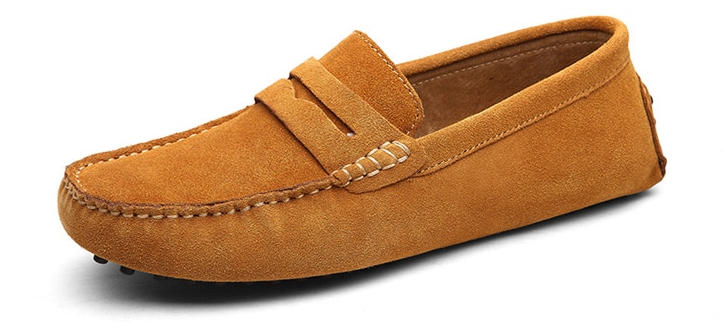 loafer shoes color yellow size 8 for men