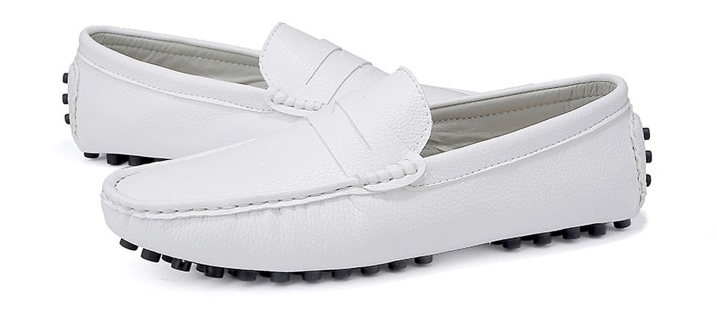 loafer shoes color white size 9 for men