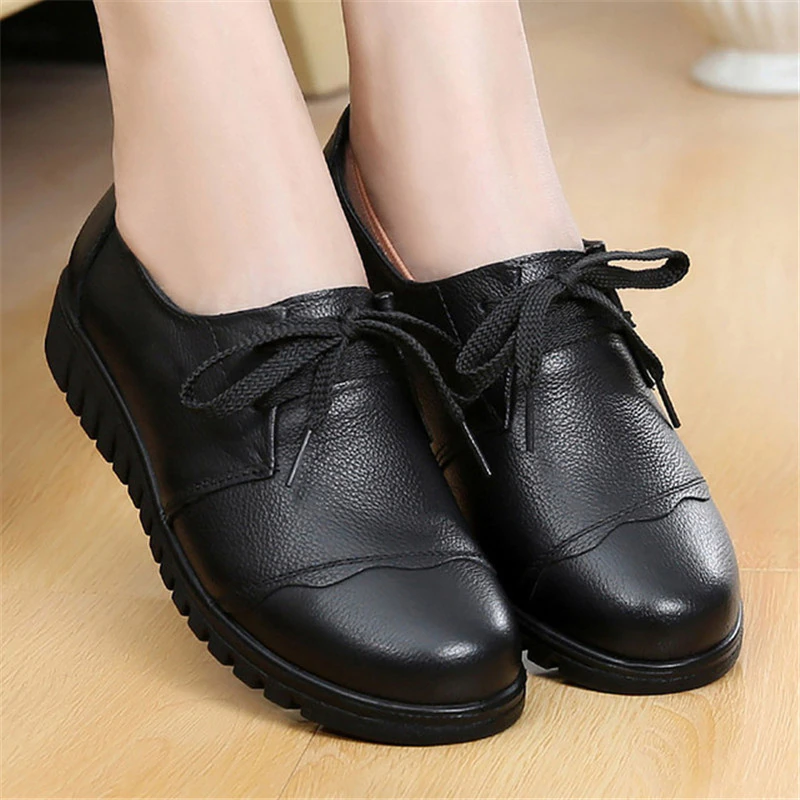Leather Loafer Shoes Size 7 for Women