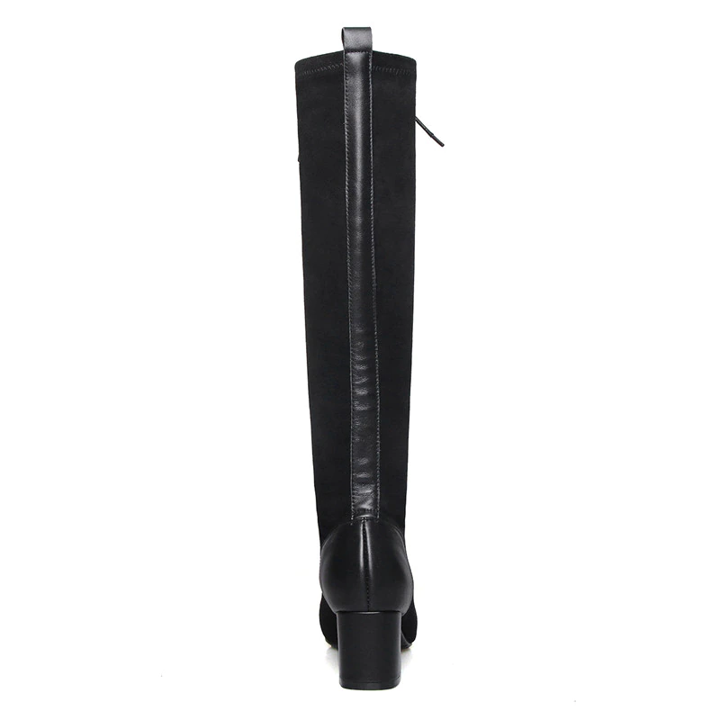 Santy Women's Leather knee high Boots | Ultrasellershoes.com – USS® Shoes