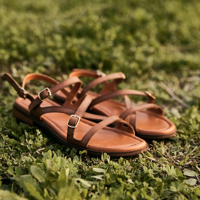 sandals color brown size 8.5 for women