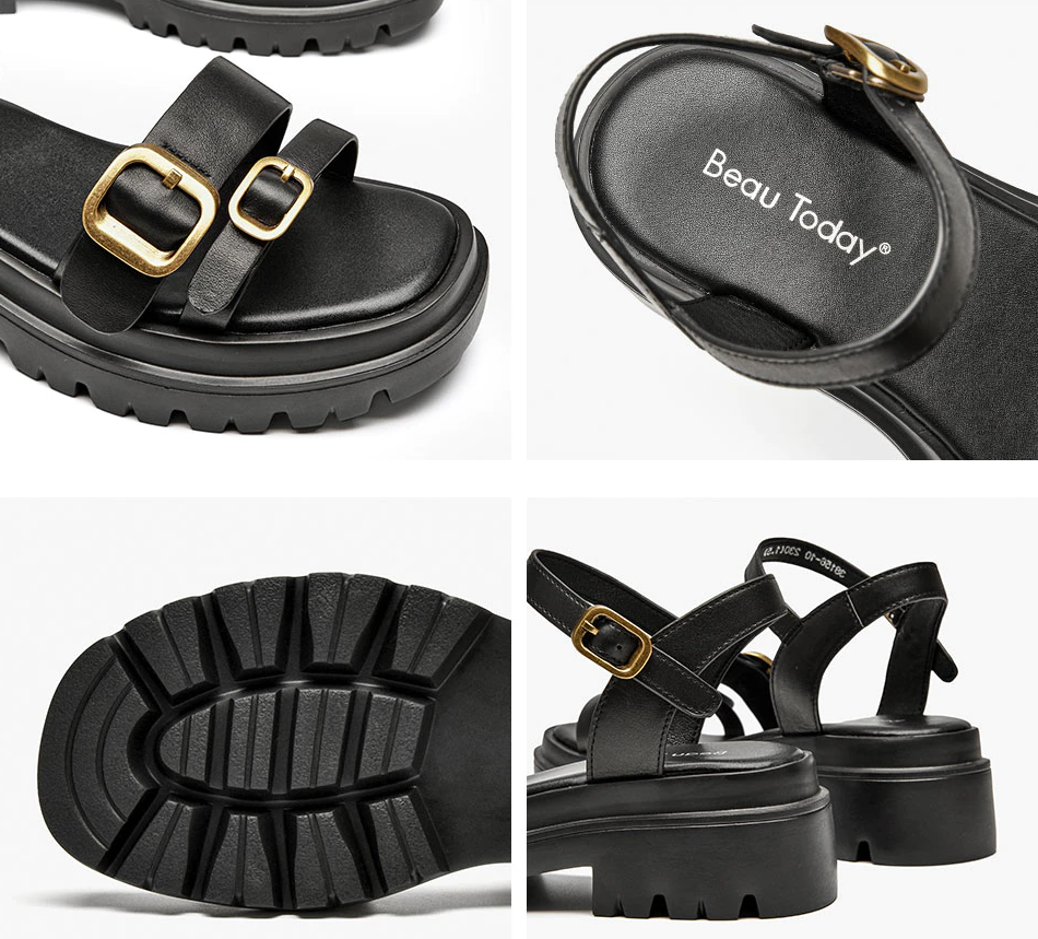 anti slip sandal color black size 5 for women