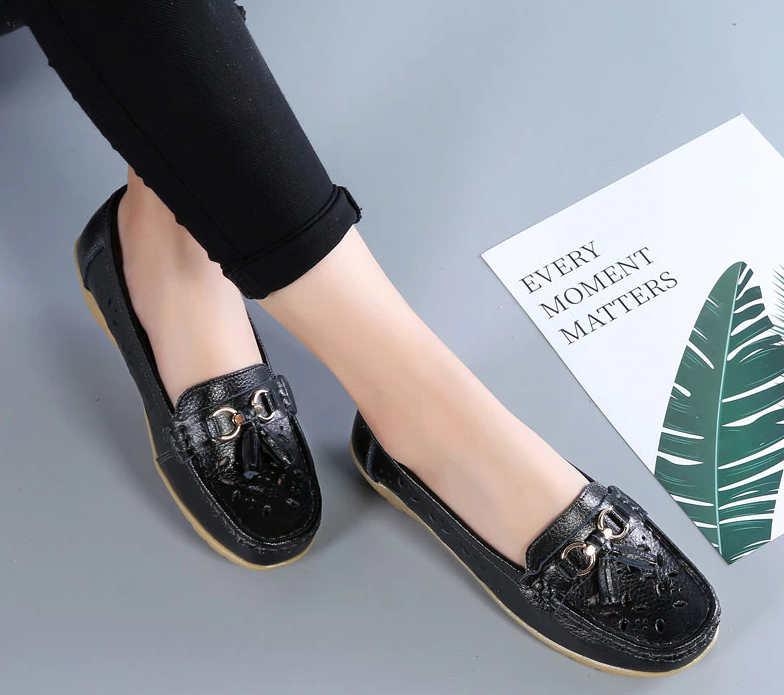 summer loafer color black size 7 for women