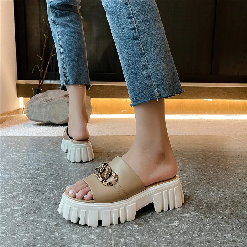 Tiffa Women's Platform Chunky Heel Sandal | Ultrasellershoes.com – USS ...