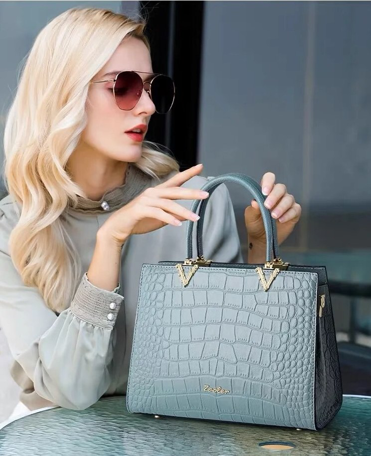 Luxury Handbag Color Blue Medium for Women