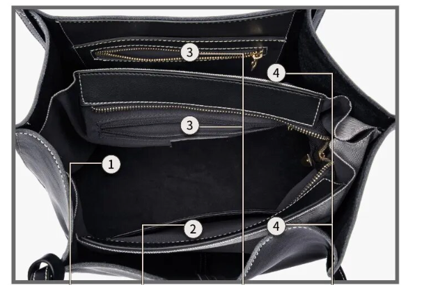 Large Bag Color Black for Women