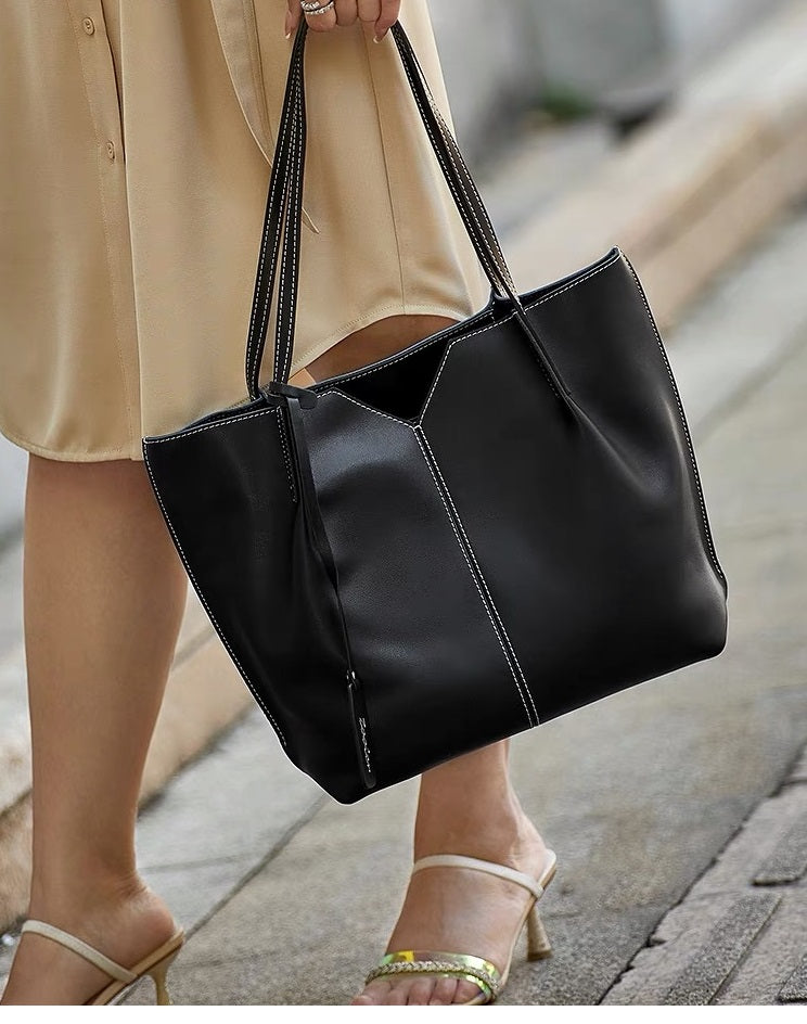 Office Handbag Color Black for Women