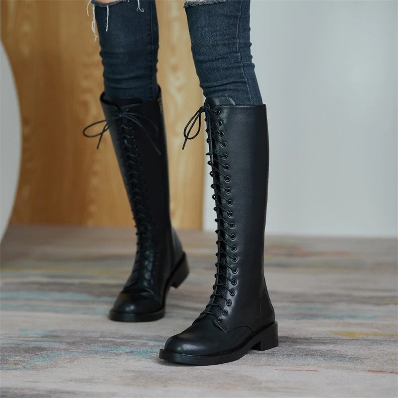 Long Boots Color Black Size 4.5 for Women