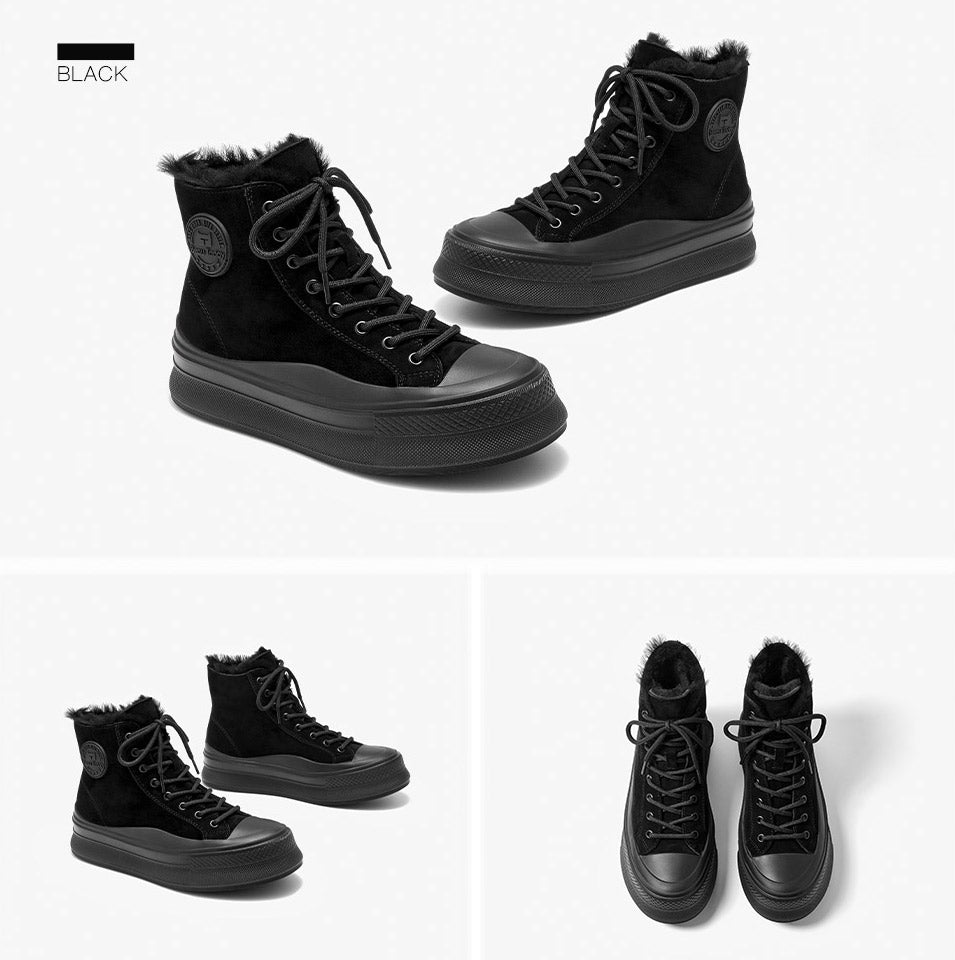 Winter Sneaker Color Black Size 5 for Women