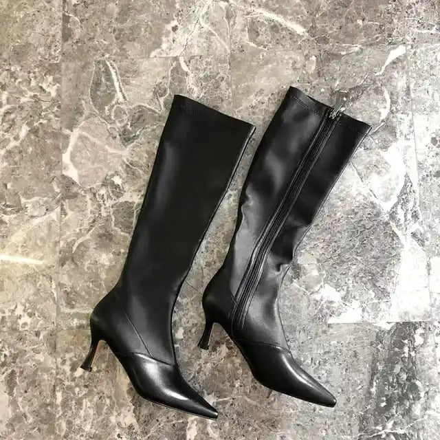Dress Boots Color Black Size 7 for Women