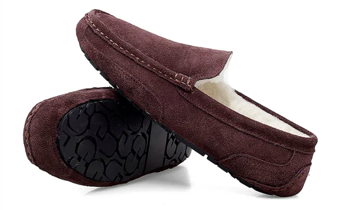 Leather Moccasin Color Brown Size 9 for Men