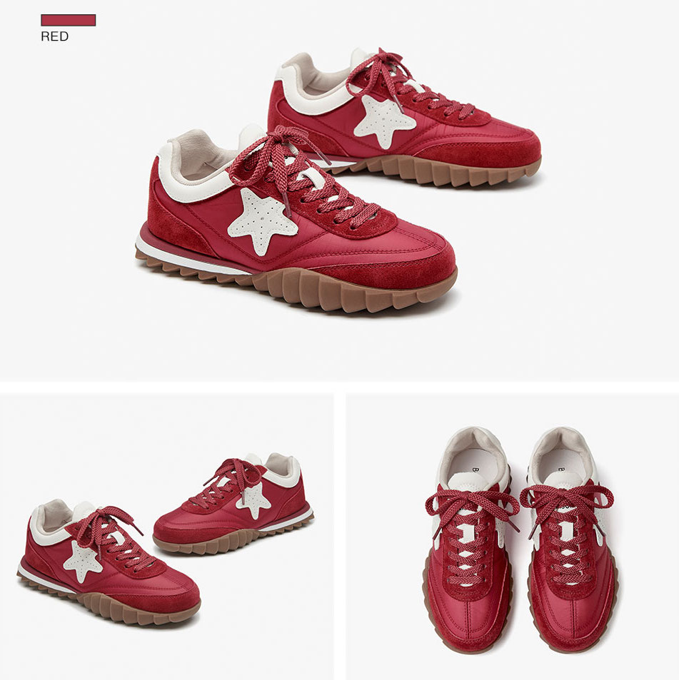 Autumn Sneaker Color Red Size 6.5 for Women