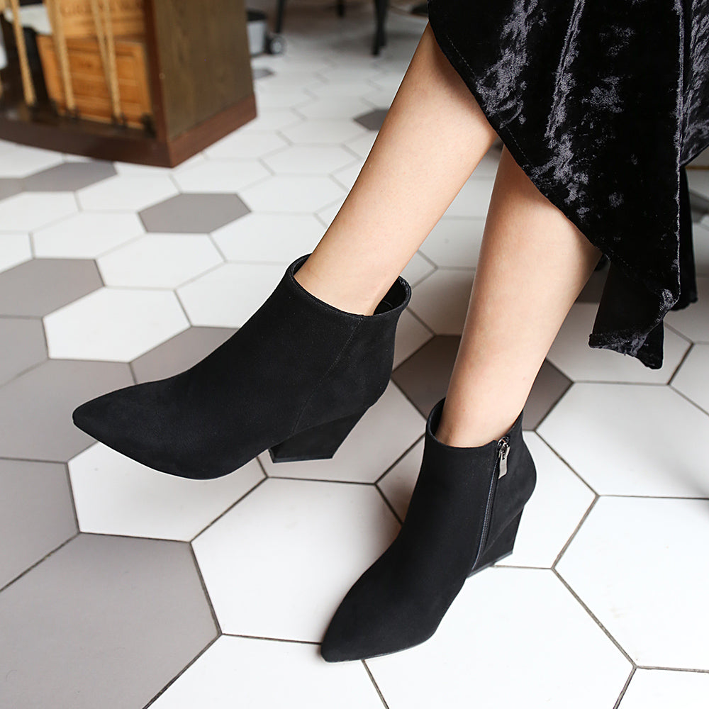 Dress Booties Color Black Size 8 for Women