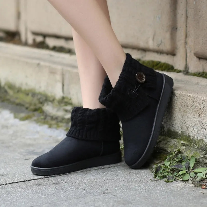 Winter Booties Color Black Size 5.5 for Women