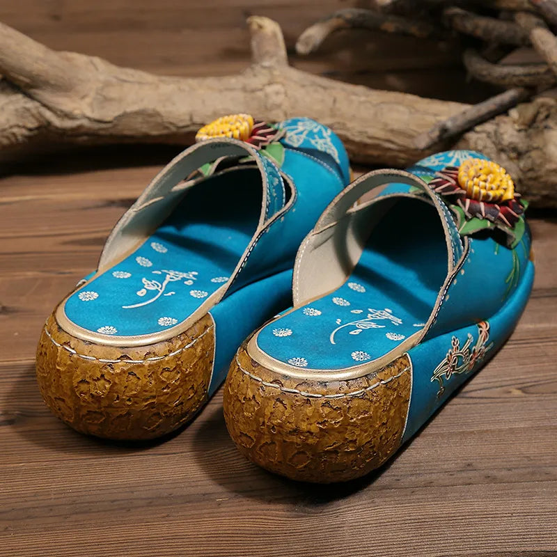 Flats Clogs Color Blue Size 6.5 for Women