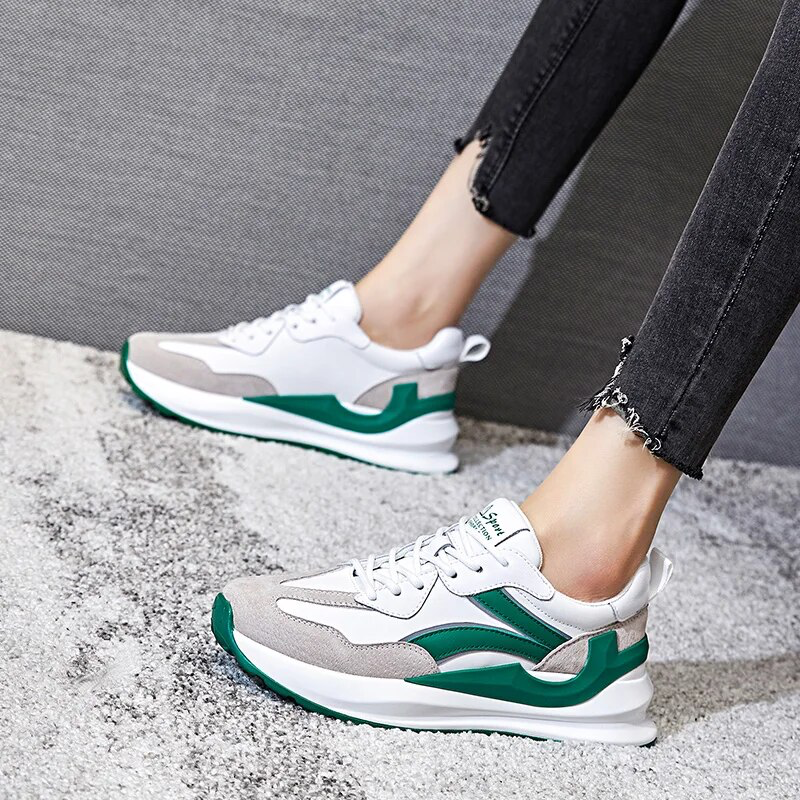 Conform Sneaker Color Green Size 8.5 for Women