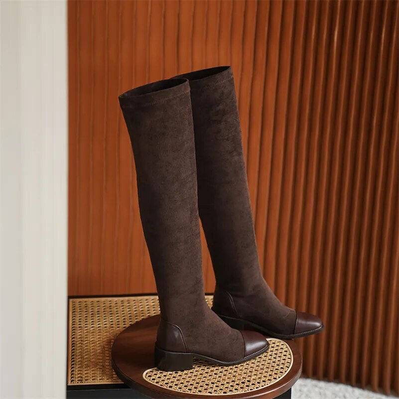 Over the knee Boots Color Brown Size 5 for Women