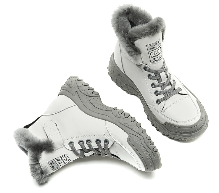 Winter Sneaker Color Gray Size 5.5 for Women